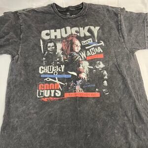 Chucky TV Series Black Graphic T-shirt Horror Movie
